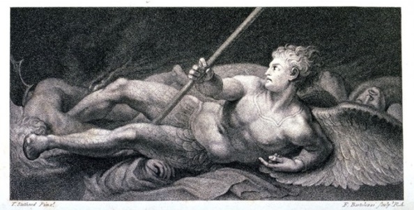 Imagens Impressas/Satan, with Head..., de Francesco Bartolozzi