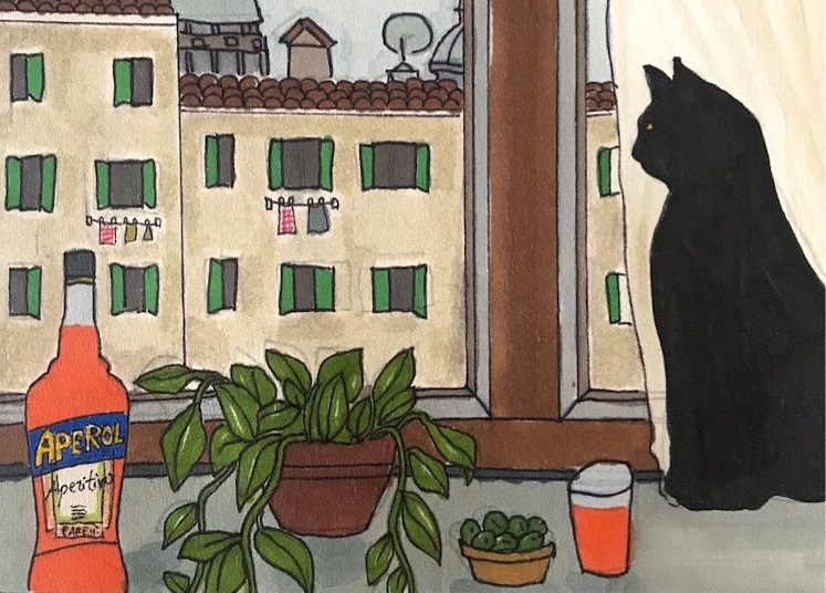 O belo diário de quarentena de uma ilustradora&nbsp;italiana