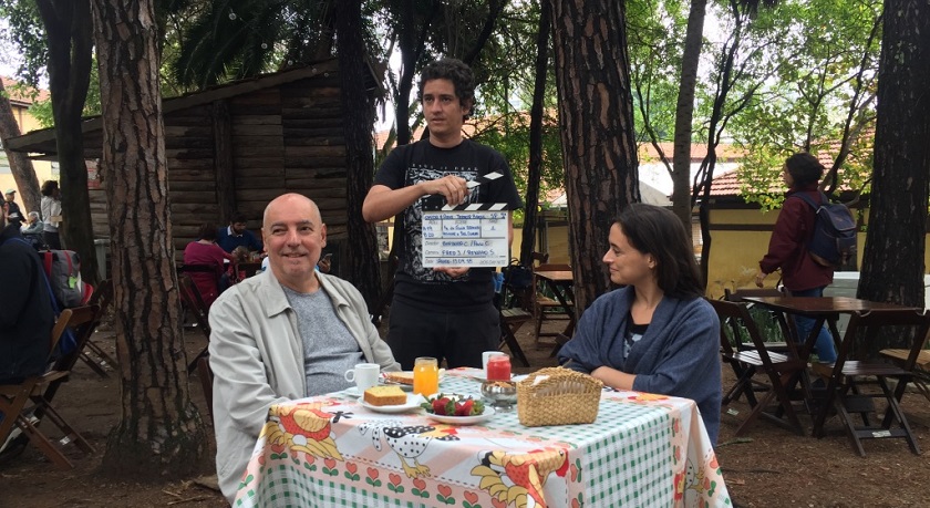 Josimar Melo e a chef Bel Coelho