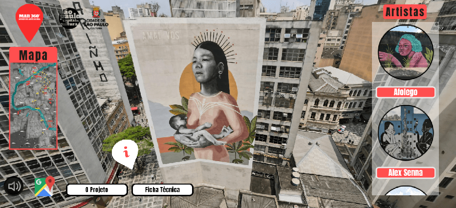 Faça um tour virtual pelos murais de São&nbsp;Paulo